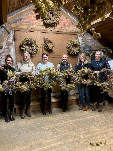 Hop wreath workshop